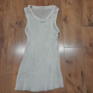 Helmut Lang Sheer Netting Tank Top Sz S